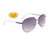 Metal Aviator Sunglasses Wholesale - Style #677 Spring Hinge Purple/White