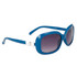 #22313 Fashion Sunglasses Blue Frame Color