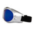 Wholesale Goggles G519 Silver Frame w/Blue Revo Lens