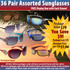 Sample Pack 36 Pair Assorted Sunglasses