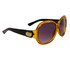 Stylish Fashion Sunglasses Wholesale DE85 Black & Transparent Yellow Frame