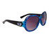 Stylish Fashion Sunglasses Wholesale DE85 Black & Transparent Blue Frame