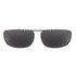 Polarized Clip Ons Wholesale 703 Dark Silver Frame
