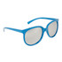 Mirrored Bulk Sunglasses - Style #9015  | Blue Frame Color with Black Paint Splatter