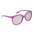 Mirrored Bulk Sunglasses - Style #9015 | Purple Frame Color with Black Paint Splatter