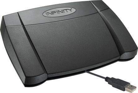 Infinity IN-USB-3 USB Transcription Foot Pedal - All Makes