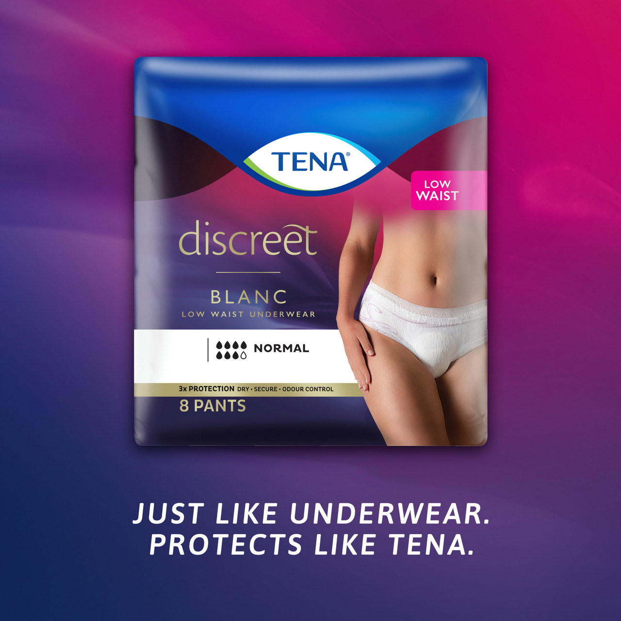 Buy Tena Pant Discreet Super Large Coloured 8 Pack Online at Chemist  Warehouse®