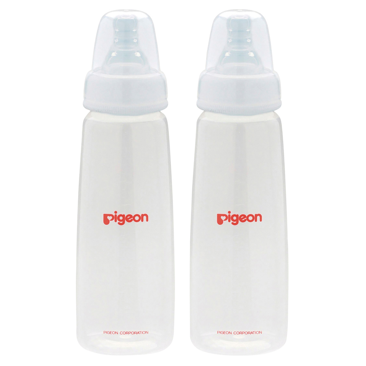 Pigeon Flexible™ Peristaltic Bottle Slim Neck 240ml x Twin Pack