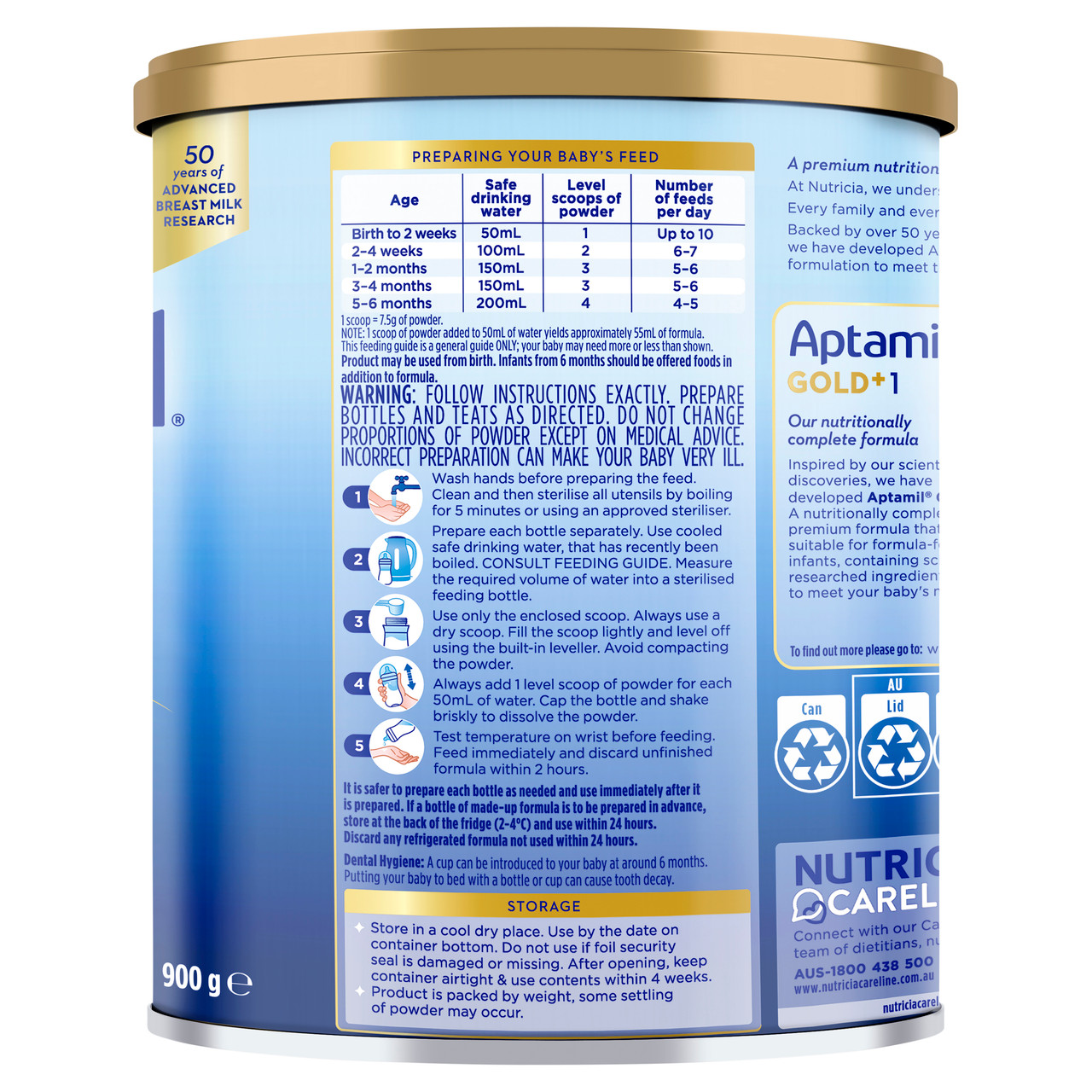 Aptamil Gold Stage 900g