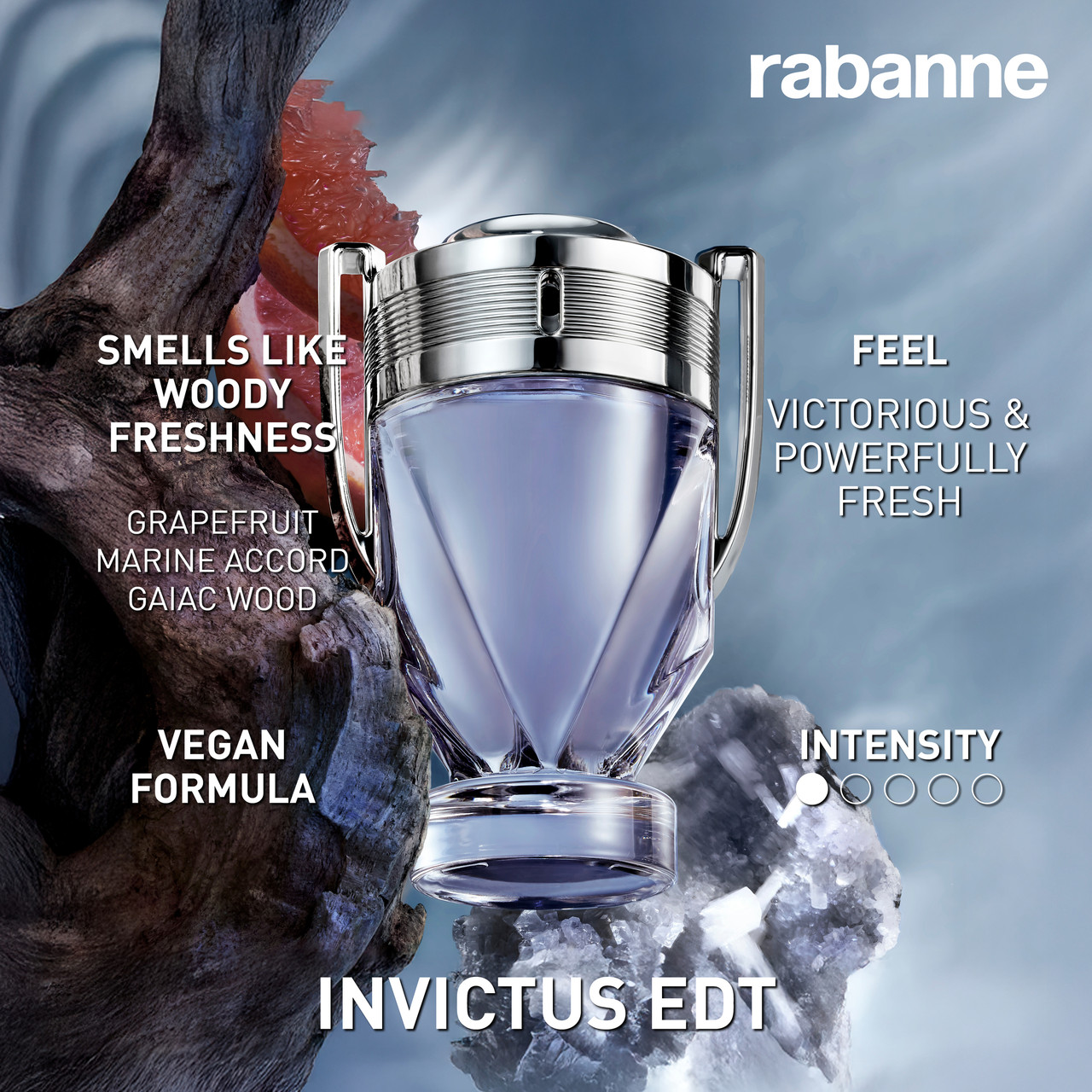 Invictus 200ml EDT By Paco Rabanne (Mens)