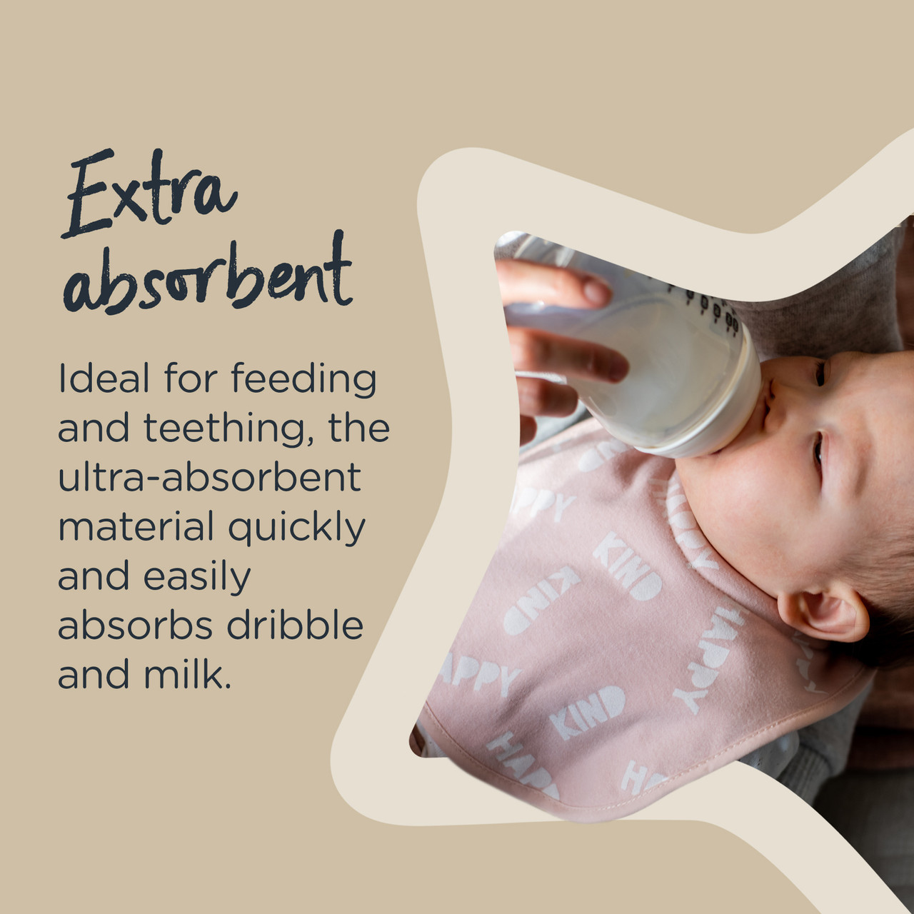 Tommee Tippee Milk Feeding Bibs, Comfeefit, Super Soft and Extra