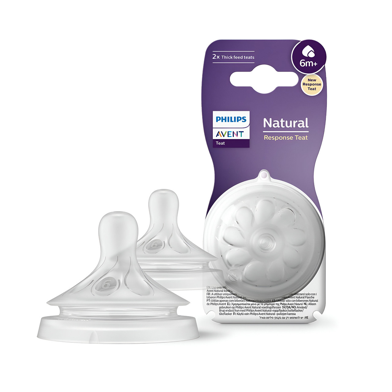 Buy Philips Avent Natural Teats - Pack of 2 Online