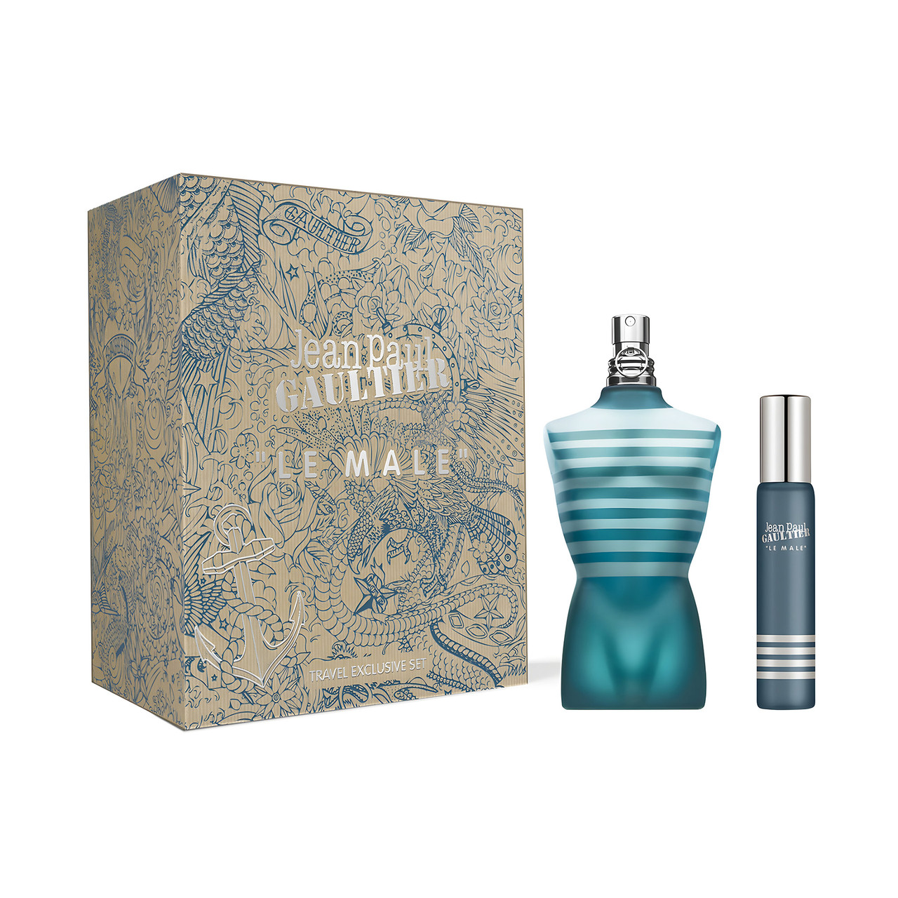 Jean Paul Gaultier Le Male 125ml + 20ml EDT Gift Set By Jean Paul