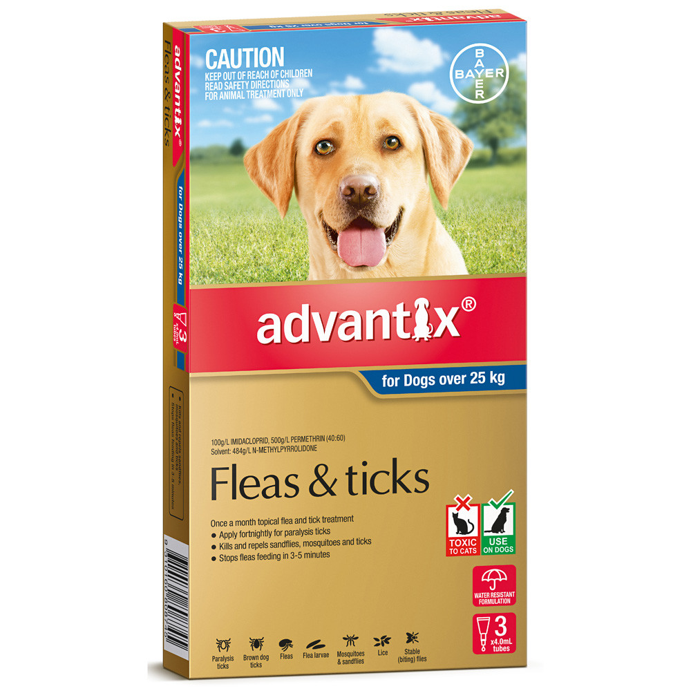 Advantix Dogs Extra Large 25kg+ Pack