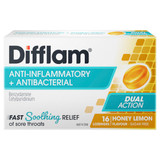 Difflam Sore Throat Pack  Honey & Lemon 16 Pack 