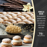 Woodwick Medium Vanilla Bean Scented Candle