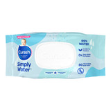 Curash Simply Water Baby Wipes 80 Pack
