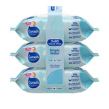 Curash Simply Water Baby Wipes 3 x 80 Pack