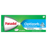 Panadol with Optizorb for Pain Relief, Paracetamol - 500mg 20 Caplets Panadol with Optizorb for Pain Relief, Paracetamol - 500mg 20 Caplets