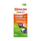 Demazin Kids 2+ Cough + Immune Defence Syrup Natural Berry Flavour 200mL Demazin Kids 2+ Cough + Immune Defence Syrup Natural Berry Flavour 200mL