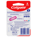Colgate Interdental Brushes, 8 Pack, Soft Bristles, Size 0 for Small Tooth Gaps