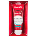 Colgate Optic White Renewal Lasting Fresh Teeth Whitening Toothpaste 85g, With 3% Hydrogen Peroxide, Enamel Safe