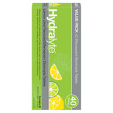 Hydralyte Effervescent Electrolyte Tablets Lemon Lime Flavoured 40 Tablets