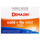 Demazin Cold & Flu Relief 48 Tablets Demazin Cold & Flu Relief 48 Tablets