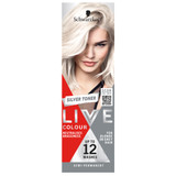 Schwarzkopf Live Colour Silver Hair Dye Silver Toner Semi Permanent 75mL