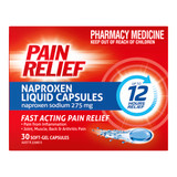 Pain Relief Naproxen Liquid Capsules 30pk
