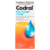 Codral Dry Cough + Cold Liquid Berry Flavour 200mL Codral Dry Cough + Cold Liquid Berry Flavour 200mL