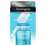 Neutrogena® Hydro Boost™ Hyaluronic Acid Serum 30mL – 17% Complex, Micro & Macro Hyaluronic Acid, Glycerin & Pro‑Vitamin B5 – Fragrance Free, Non‑Comedogenic Facial Serum