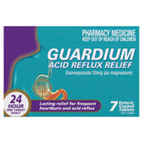 Guardium Acid Reflux Relief Esomeprazole (20 mg) Tablets 7 Pack Guardium Acid Reflux Relief Esomeprazole (20 mg) Tablets 7 Pack