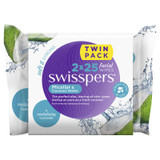 Swisspers Micellar and Coconut Water Facial Wipes 2 x 25 Twin Pack