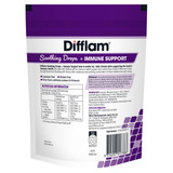 Difflam Soothing Throat Drops + Immune Support Black Elderberry flavour 20 Drops