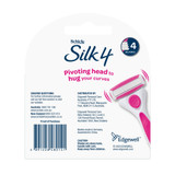 Schick Silk 4 Refills 4pk