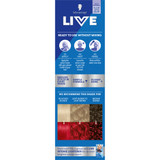 Schwarzkopf Live Colour Red Hair Dye Pillar Box Red Semi Permanent 75ml