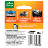 Gillette Fusion5 Power Razor Blade Refills, 4 Count, Men's Shave Care