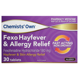 Chemists' Own Fexo Tablets 180mg 30 Chemists' Own Fexo Tablets 180mg 30