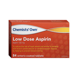 Chemists Own Low Dose Aspirin Tablets 84