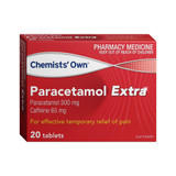 Chemists Own Paracetamol Extra Tablets 20