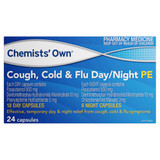 Chemists' Own Cough, Cold & Flu Day/Night PE Caps 24 Chemists' Own Cough, Cold & Flu Day/Night PE Caps 24