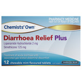 Chemists' Own Diarrhoea Relief Plus Tablets 12 Chemists' Own Diarrhoea Relief Plus Tablets 12