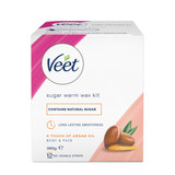Veet Sugar Warm Wax Hair Removal Kit With Argan Oil 360g Veet Sugar Warm Wax Hair Removal Kit With Argan Oil 360g