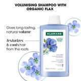 Klorane Volumising Shampoo with Organic Flax 400ml - Fine and Flat Hair Klorane Volumising Shampoo with Organic Flax 400ml - Fine and Flat Hair