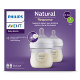Philips Avent Natural Response Baby Bottles, 125ml, 2-pack, SCY900/02