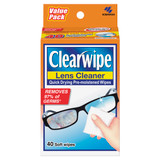 Clearwipe Lens Cleaner 40 Wipes