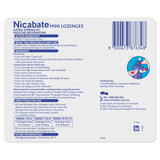 Nicabate Mini Lozenge Stop Smoking Nicotine 4mg Extra Strength Mint 60 Pack
