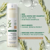 Klorane Dry Shampoo with Oat & Ceramideᴸᴵᴷᴱ Dark Hair Tinted 150ml - All Hair Types