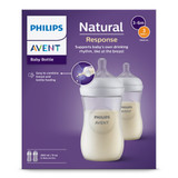 Philips Avent Natural Response Baby Bottles, 260ml, 2-pack, SCY903/02